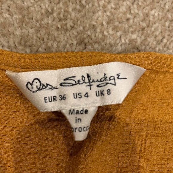 Miss Selfridge blouse. Good condition - Picture 4 of 4